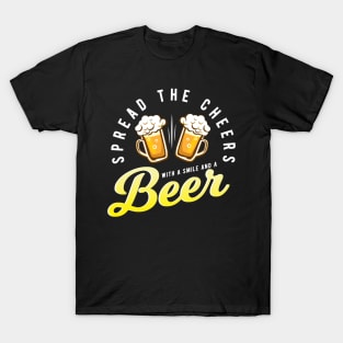 BEER - Spread The Cheers With Smile T-Shirt